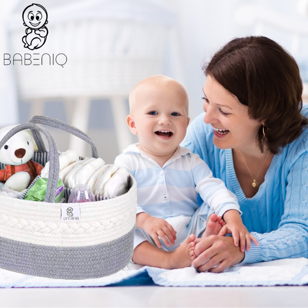 Babeniq portable diaper caddy organizer,