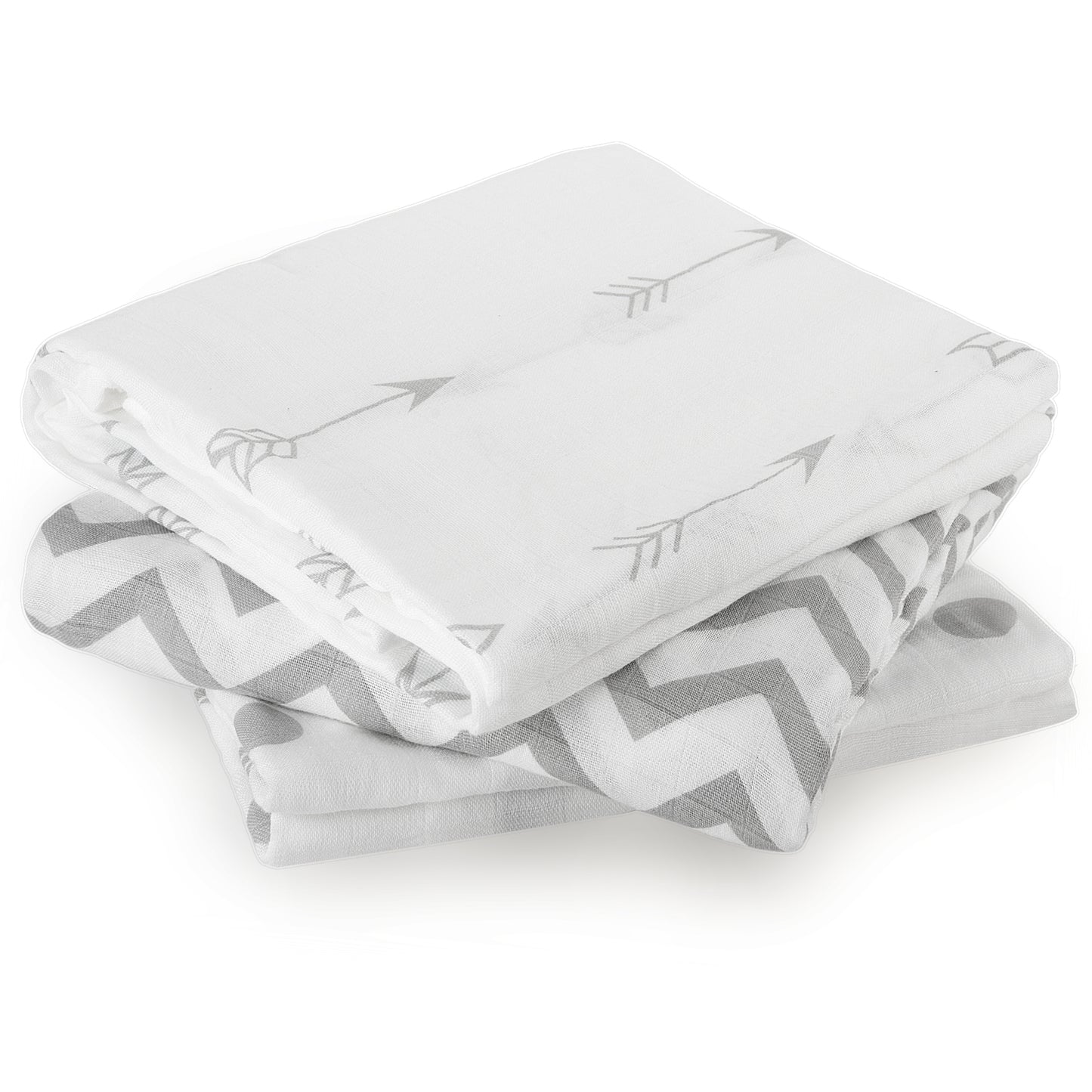 Babeniq Baby Swaddle Blanket, 3 Pack Unisex Soft Bamboo Muslin Swaddle Wrap Buy Online in South Africa