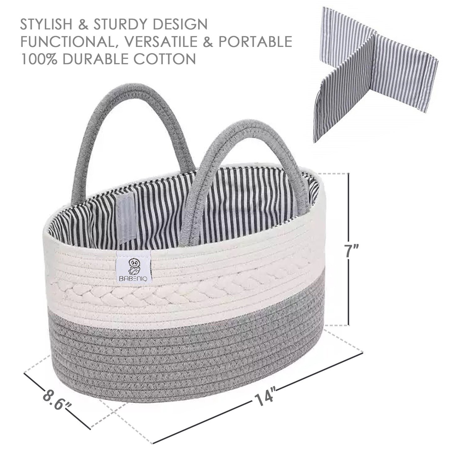 babeniq diaper caddy with lid in south africa,