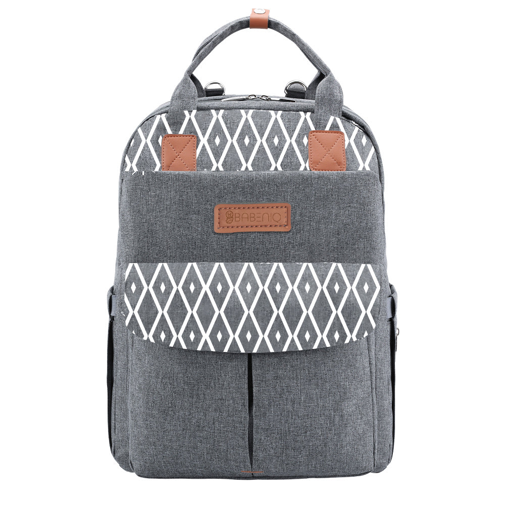 Lekebaby Large Diaper Bag Backpack Black with Arrow Red Line “ NÉW | eBay