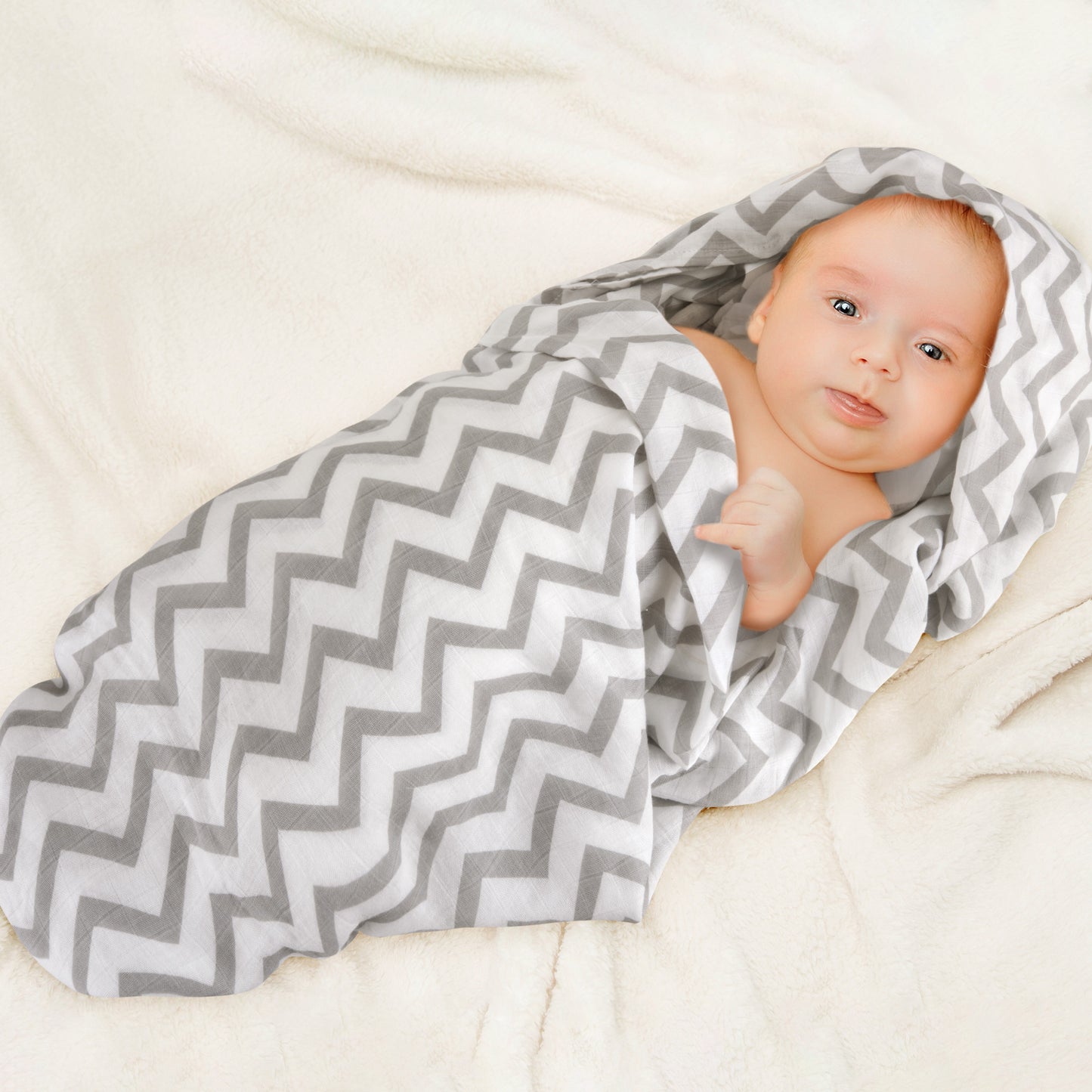 3 Pack Bamboo Swaddle Muslin Blanket